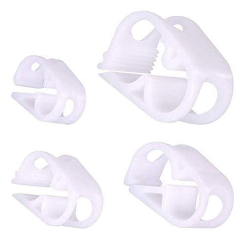 Kit De 40 Abrazaderas Para Tubos De Plástico, 4 Tamaños, De