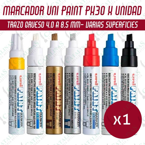 Marcador Esmalte Uni Ball Paint Px-30 T4,0-8,5mm Microcentro