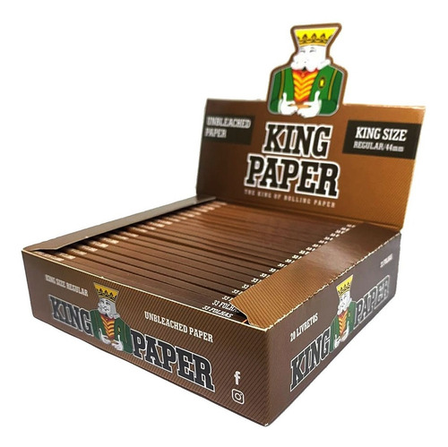 Imagem 5 de 5 de Caixa Seda King Paper Brown Marrom Grande King Size Barato