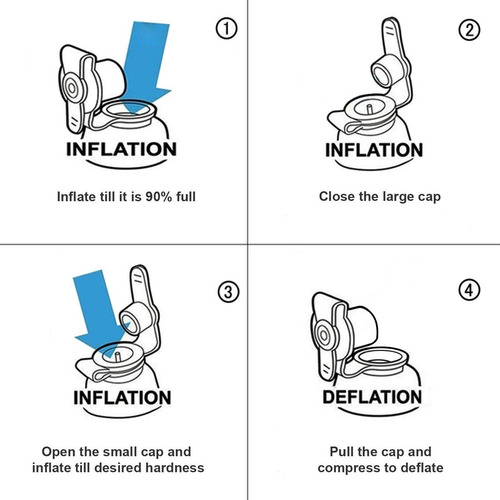 Imagen 4 de 8 de Cama Inflable Del Aeroplano De La Almohada Reposapiés Viaje