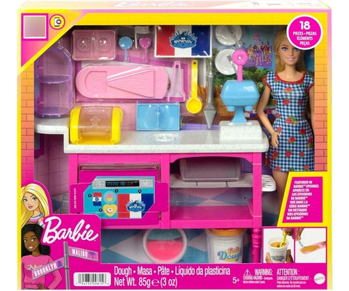 Barbie Profesiones Set Cafetería Y Panadería Diseños Pan