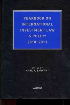 Libro Yearbook On International Investment Law & Policy 2...