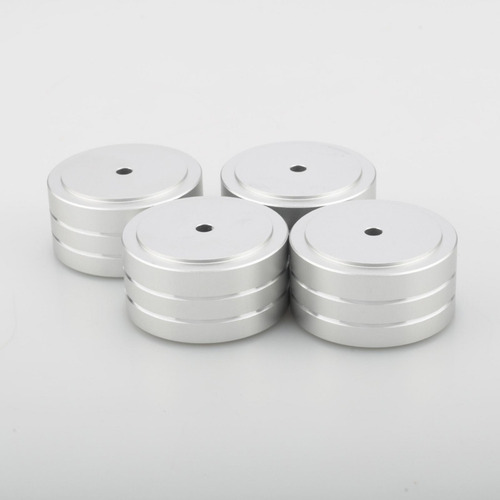 4 Pies De Altavoz De Aluminio Almohadilla De Pie De