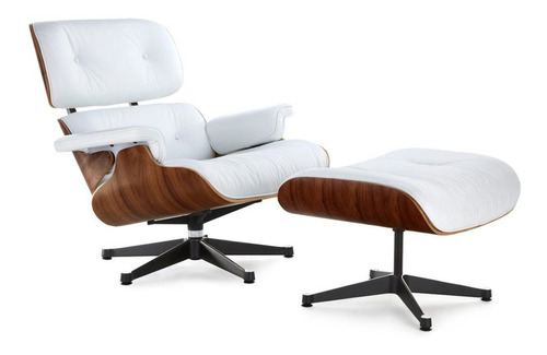 Sillón Eames Miller Con Ottoman Lounge Chair Poltrona Relax