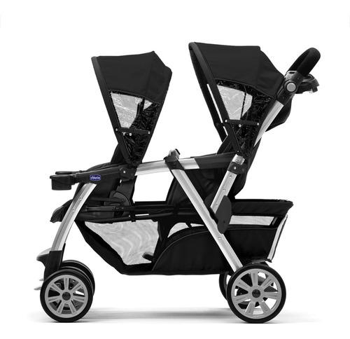 Cochecito Bebés Doble Chicco Cortina Together Negro Negro (Usado)