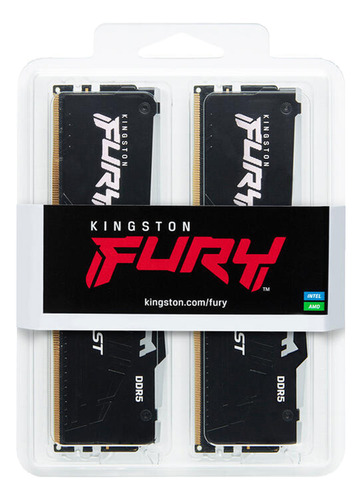 Kit Memoria Ram Kingston Fury Beast Rgb Ddr5 32 Gb 6000mt/s