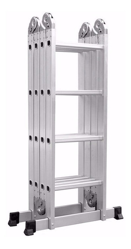 Escalera Articulada 4x4 Aluminio Multiproposito 4.7m Calidad