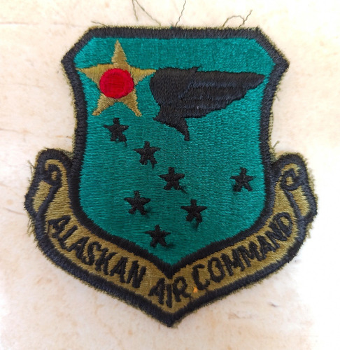 Antigua Insignia Del Comando Aereo De Alaska! Oferta! Usn!