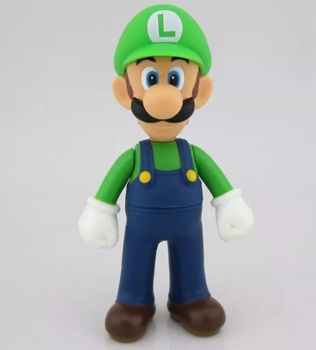 Figura Mario Bros 20 Cm Colecciona-ble Luigi Muñeco 2202