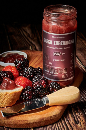 Imagen 2 de 4 de Caja De Mermelada De Frezar Con Agavezucar 280g Om8