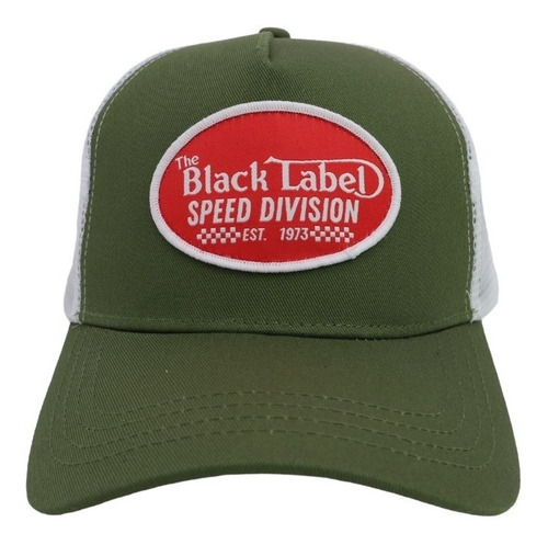 Gorra Black Label Biker Speed Division Trucker Retro