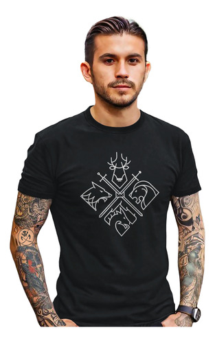 Playera Game Of Thrones Kaniel Serie Temporada Libro Stark