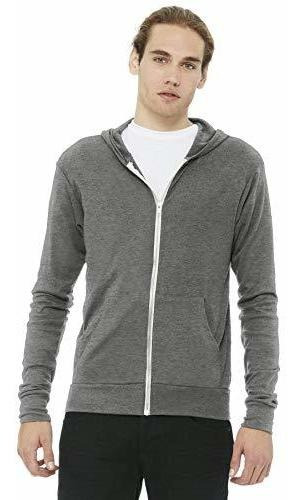 Bella + Canvas Unisex Triblend Full-zip Sudadera Con Capucha