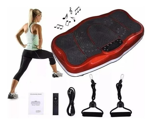 Plataforma Vibradora Power Fit Ejercicio + Tabla + Bluetooth