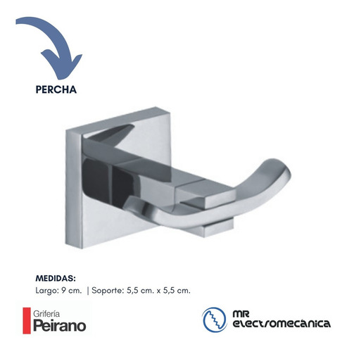 Kit Accesorios Baño Peirano Linea 11000 Kit 6 Piezas