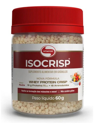 Isocrisp - 60g - Vitafor Sabor Neutro