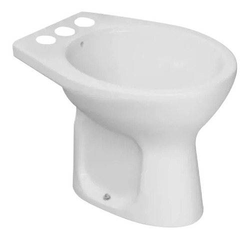 Bidet Deca Marajo Monocomando O 3 Agujeros Bid Blanco Loza