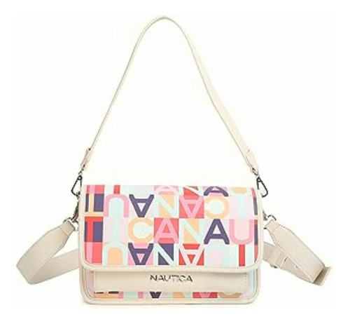 Nautica Bolsa Satchel Para Dama, Multi-color Bca