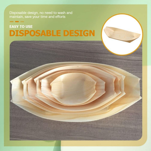 Barco De Sushi De Madera 150 Piezas Bandeja De Sushi Barco 3