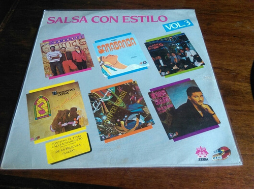 Vinilo Salsa Con Estilo. Vol 3.  Ljp