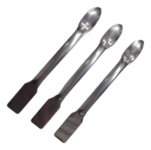 Espátula Com Colher Em Aço Inox 15cm Laboratório