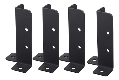 Juego De 4 Soportes De Anclaje Postes Valla De Madera, ...
