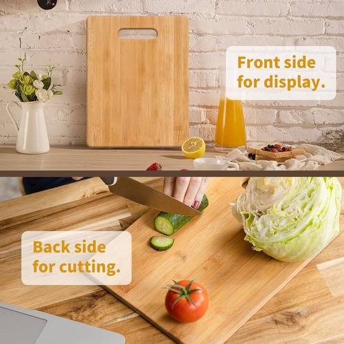 Set De 3 Tablas De Bambú Para Picar 100% Biodegradables