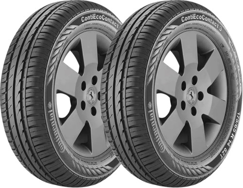 Kit de 2 pneus Continental Lifan Nissan Peugeot Renault Clio ContiEcoContact 3 P 165/70R14 85