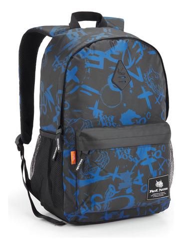 Mochila Masculina Escolar Trabalho Passeio Red Nose Cor Azul-aço