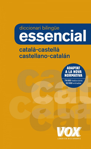 Libro Diccionari Essencial Catalá-castellà/castellano-cata