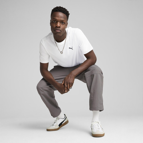 Polera Puma Wardrobe Ess Tee Blanco Hombre