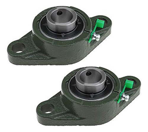 2 Piezas De Rodamientos De Brida Rómbica Ucfl204 De 20 Mm Pa