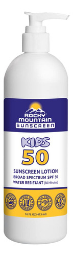 Protector Solar Rocky Mountain Spf 50 Para Nios, Apto Para A