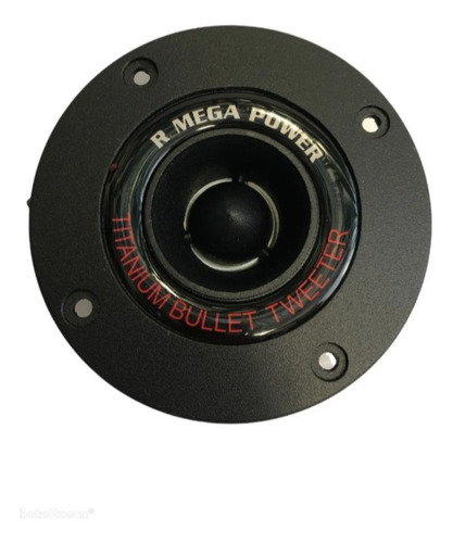 Par Tweeter Bala Titanio Aluminio 4 Pulgadas 400w Negro