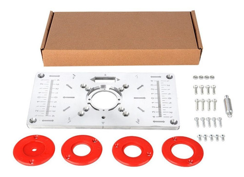 Imagen 10 de 10 de Mesa Router Multifuncional Carpintería Inserto Placa
