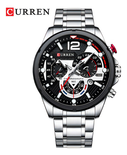 Reloj Curren 8395sl Plateado Hombre