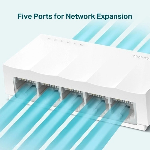 Switch Tp-link Fast Ethernet Ls1005, 5 Puertos 100 Mbit/s