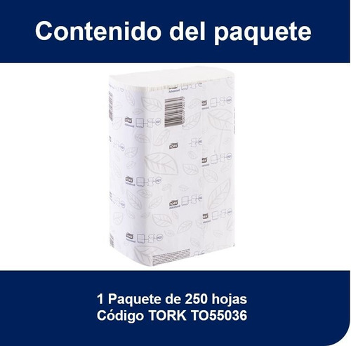 Imagen 6 de 8 de Toalla Interfoliada Tork Xpress® Universal 1 Paq X 250 Hojas
