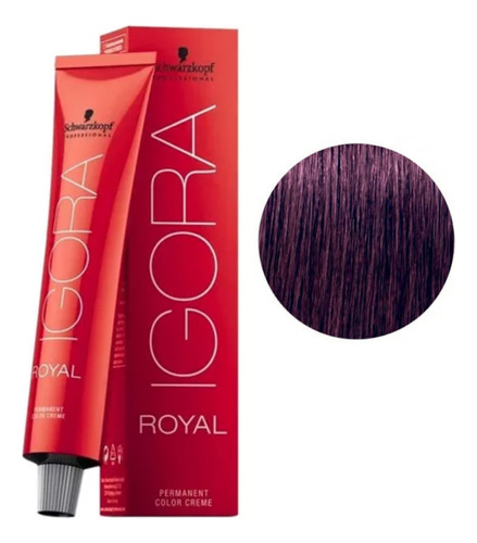 Tinta Schwarzkopf Igora Royal 6-99  Rubio Oscuro Violeta Int