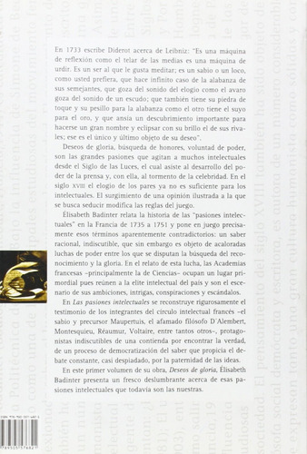 Elisabeth Badinter : Las Pasiones Intelectuales - 3 Tomos