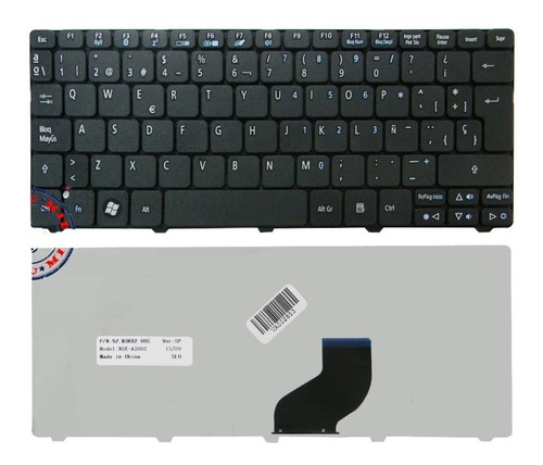 Teclado Español Negr Acer 532h 532 521 522 Nav50 Nav70 Pav70