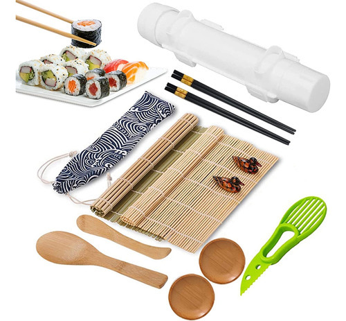Máquina de sushi para principiantes, kit de sushi, paquete con