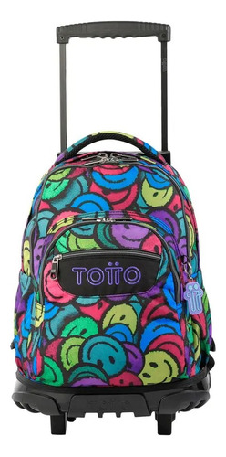 Bolso Morral Escolar Con Ruedas Totto Ecole Renglon 6jr