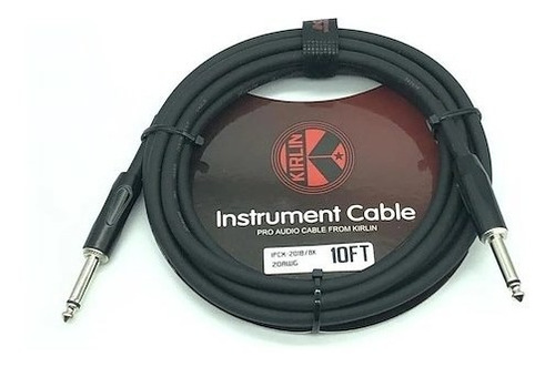 Cable Kirlin Ipcx-201b-10 Ft1/4 Mono Plug-1/4 Mono Plug