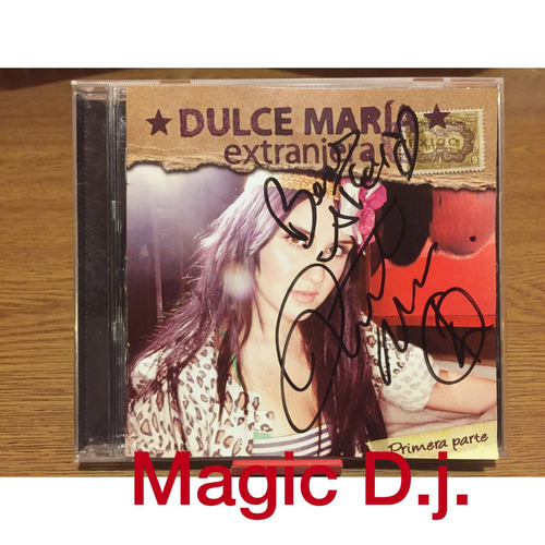 Cd Dulce Maria Extranjera Año 2010 Autografiado