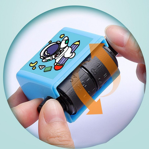 Número Rolling Stamp Práctica Herramienta Adición Resta