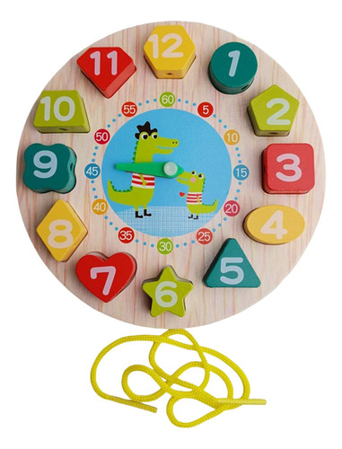 Sensory Busy Boards Accesorios Reloj Con Cuentas De Madera