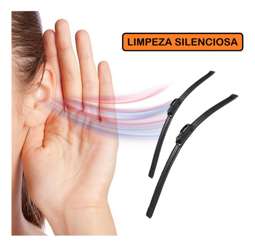 Palheta Limpador Parabrisa Silicone Vw Gol Fox Polo Virtus Gol G7 2017 A 2024 Rodo