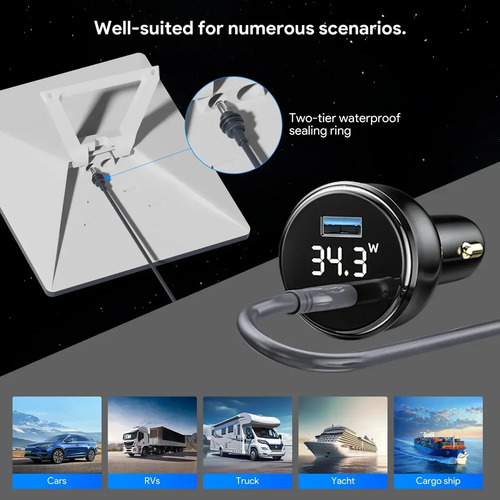 Adaptador Starlink Para Minivehículos, 3 M