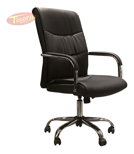 Imagen 3 de 6 de Sillón Ejecutivo Gerencial Cromado Alto Silla Oficina Escritorio Pc Codf52 - Tisera